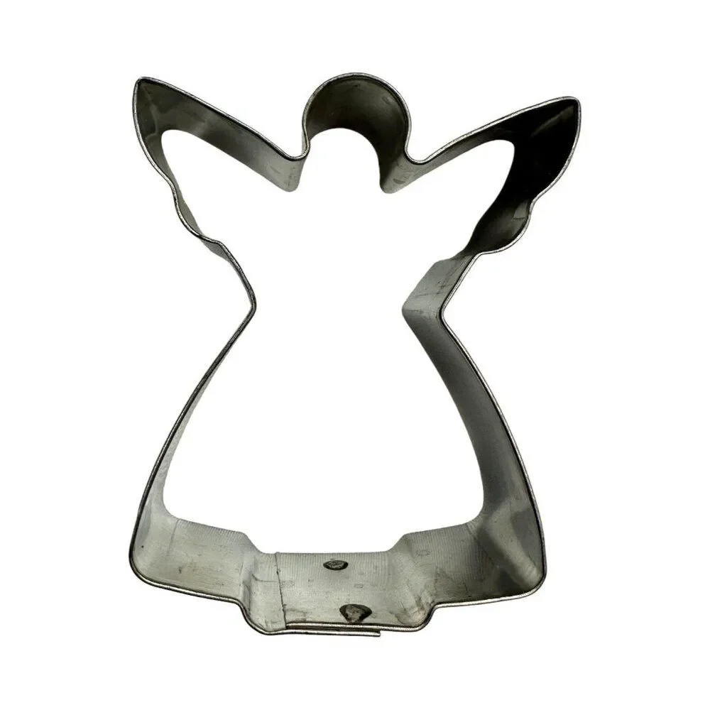 Silver Metal Cookie Cutters (Set of 5)